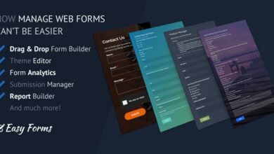 سكربت Easy Forms - موقع الكتروني لبناء وإدارة النماذج للمستخدمين