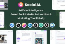 سكربت SocialAI - ادارة حسابات مواقع التواصل الاجتماعي بالذكاء الاصطناعي